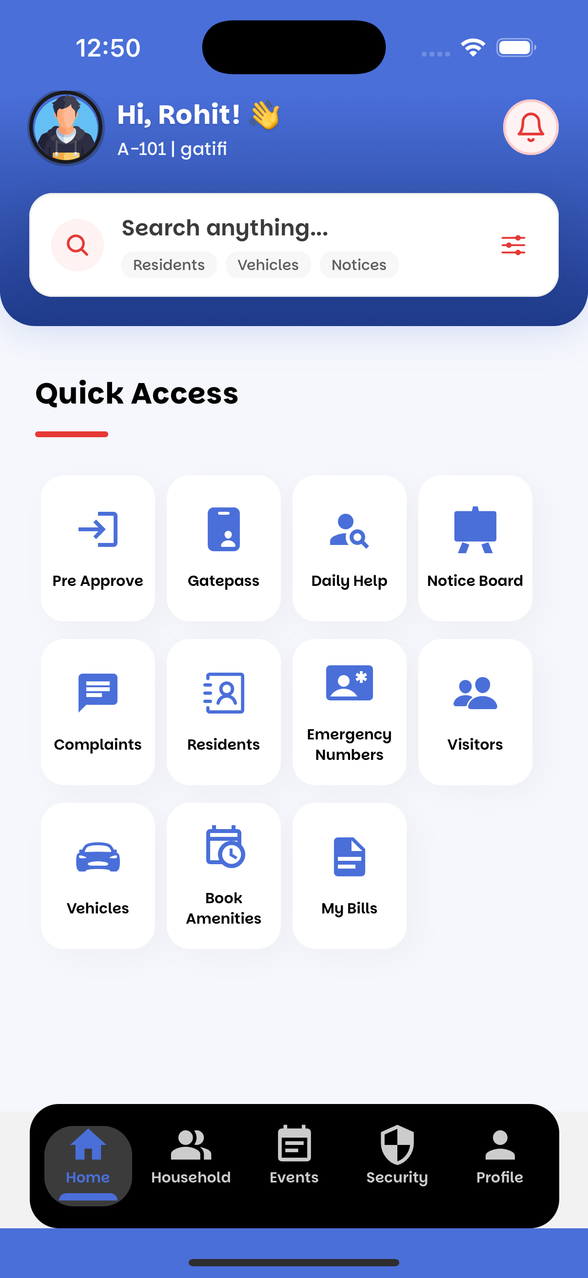Home Dashboard Preview